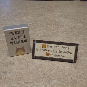 Cat Decorative Signs